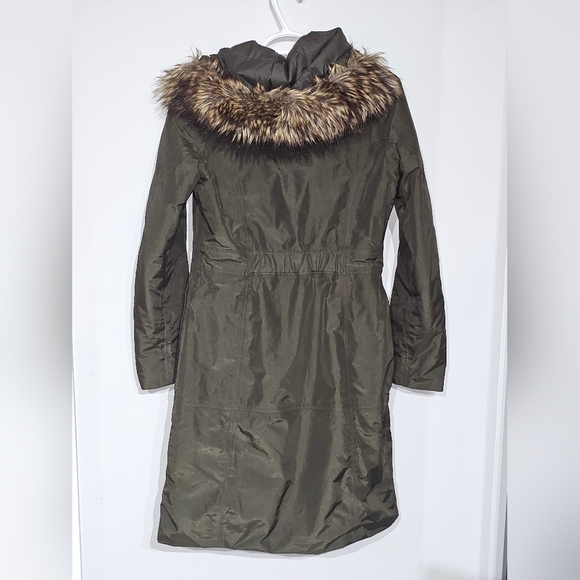 The North Face HyVent Parka Coat Womens XSmall Green - Goose Down - Picture 4 of 6